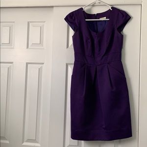 Regal purple Shoshanna cocktail dress